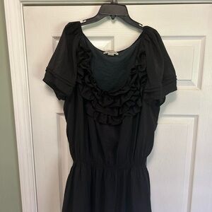 Black Ruffle Dress